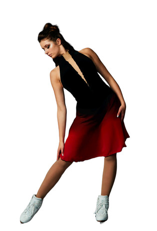 Elise S S Shirt Dress Cloud Dancer Aop Red