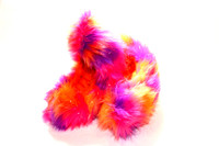 Crazy Fur Soakers - 01GCF - Glitter Crazy Fur - Orange, Pink & Purple