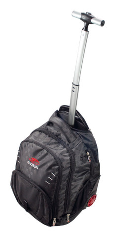 EDEA Skate Rolling/BackPack Trolley Bag (Black)