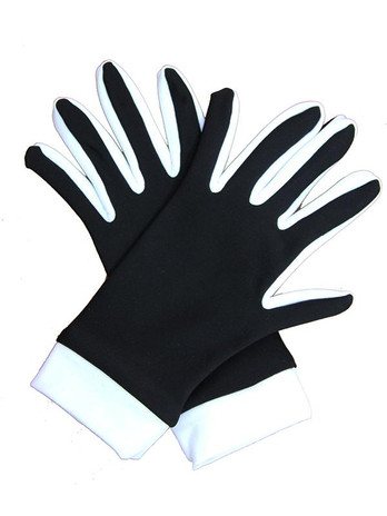 IceDress Black / Purple Thermal Figure Skating Gloves - Pink Princess