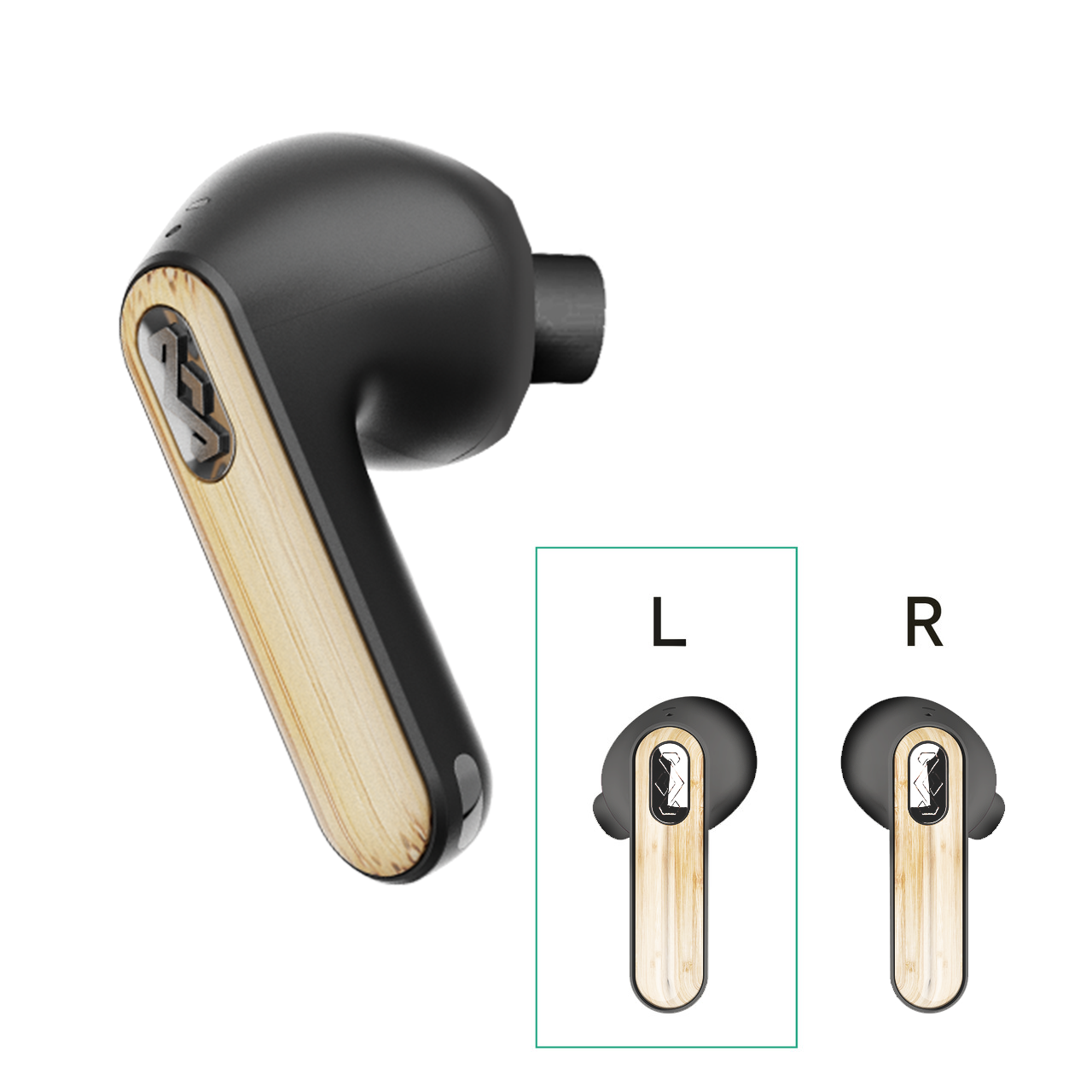 Left Earphone for Redemption ANC 2 - Black