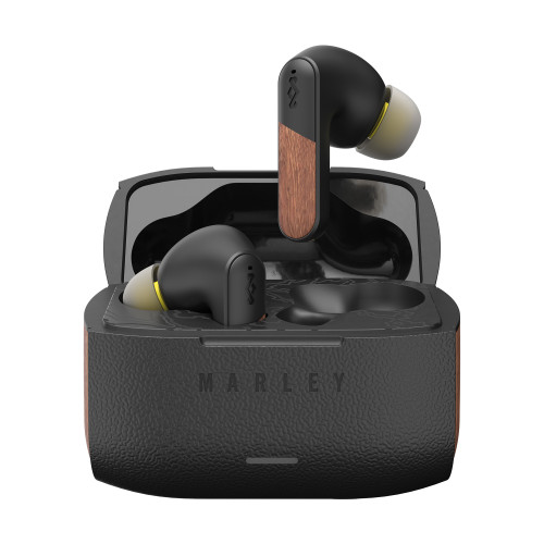 SIGNATURE BLACK | House of Marley Trenchtown Active Noise Cancelling Earbuds
