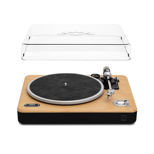 Stir It Up Wireless 2 Bluetooth Record Player with Dust Cover Bundle