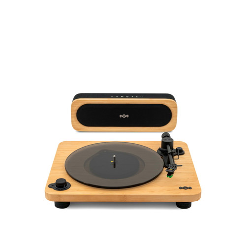 Stir It Up Lux Record Player & Get Together 3 Bluetooth Speaker Bundle