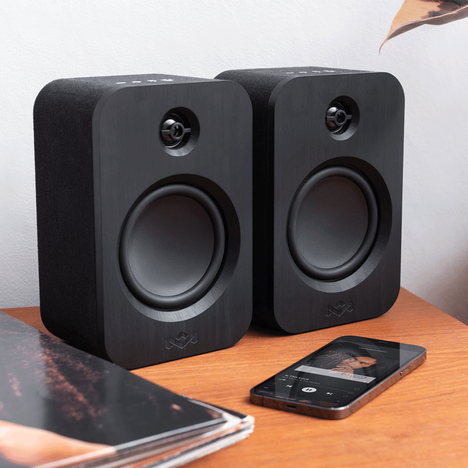 House of Marley Get Together Duo Bluetooth Speakers | Black Edition