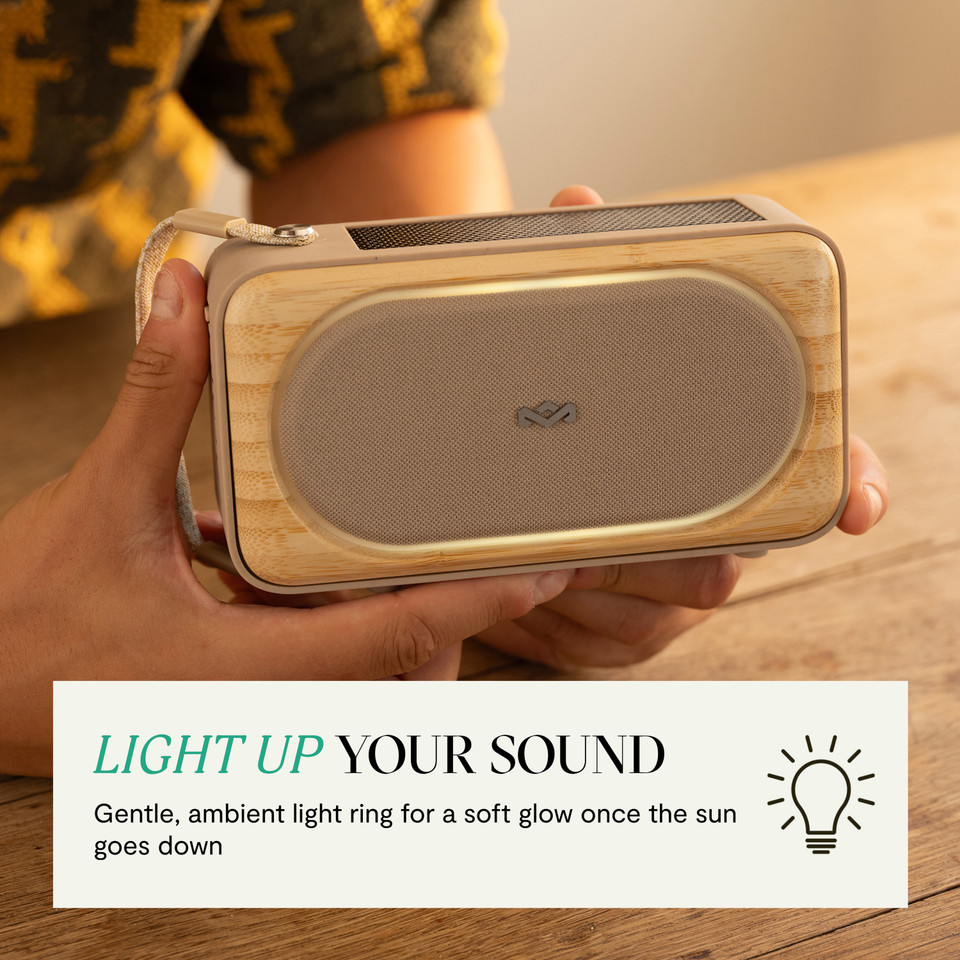 Roots Solar Portable Bluetooth Speaker | House of Marley UK