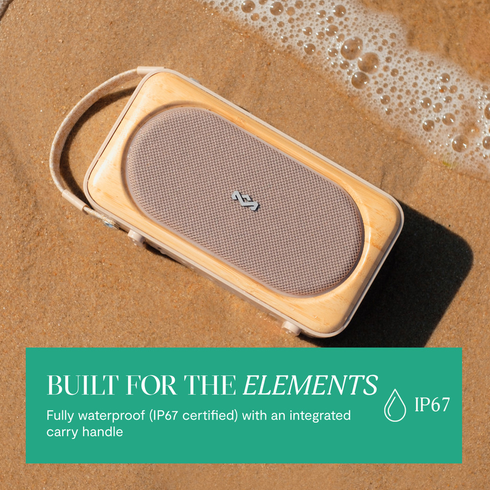 Roots Solar Portable Bluetooth Speaker | House of Marley UK
