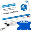 Face Mask Exemption Card - PVC - Hidden Disability 