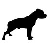 50mm American Pitbull Terrier Dog Acrylic Blank