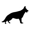 50mm German Shepherd Dog Acrylic Blank