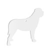 50mm Mastiff Dog Acrylic Blank