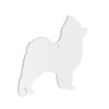 50mm Pomeranian Dog Acrylic Blank