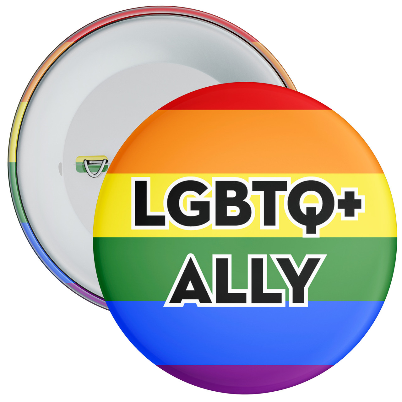 Safe Person LGBTQ Enamel Pin - Rainbow Ally Brooch For Pride Month, Coming Out Gifts & Community Support