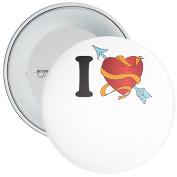 Custom I Love Badge 6