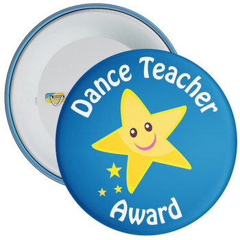 Pack of 20 School Dance Teacher Award Badge