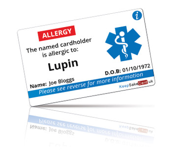 Lupin Allergy I.C.E. Card