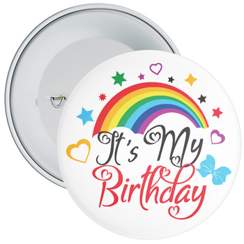 It's My Birthday Rainbow Badge