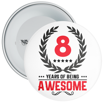 8 Years of Being Awesome 8th Birthday Badge