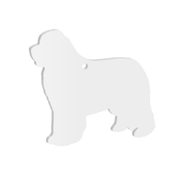 50mm Newfoundland Dog Acrylic Blank