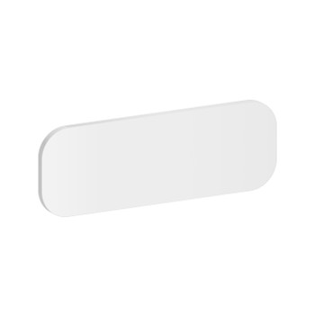 100mm Rounded Rectangle Acrylic Blank