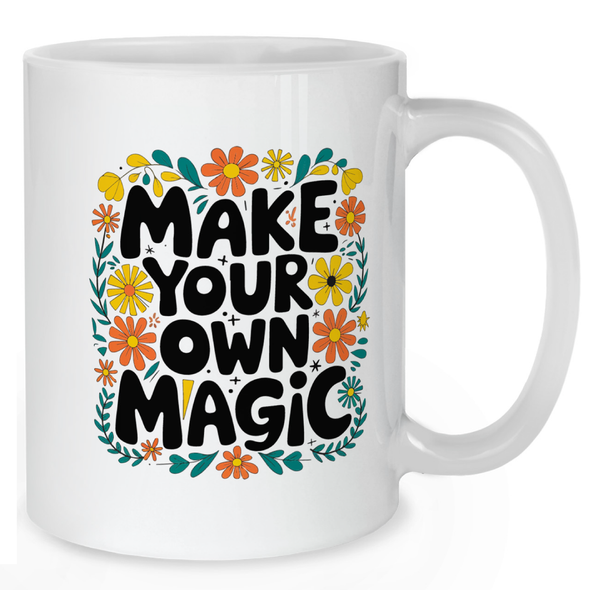 Make Your Own Magic Floral Burst Mug