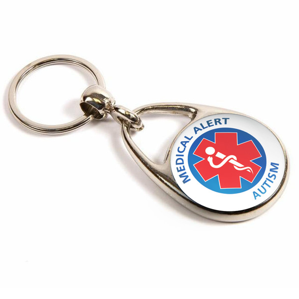 Autism Medical Alert Keyring