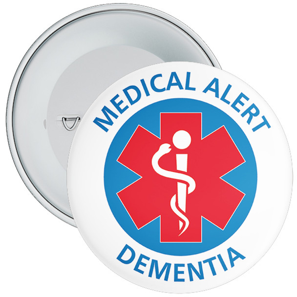 Dementia Medical Alert Badge