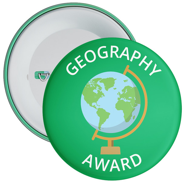 Pack of 20 School Geography Award badge