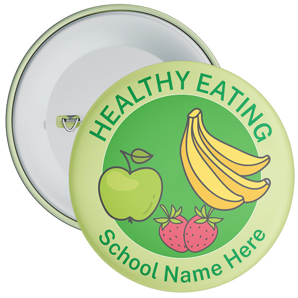 School Custom Healthy Eating Badge