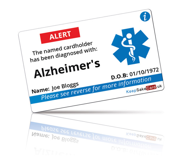 Alzheimer's I.C.E. Card