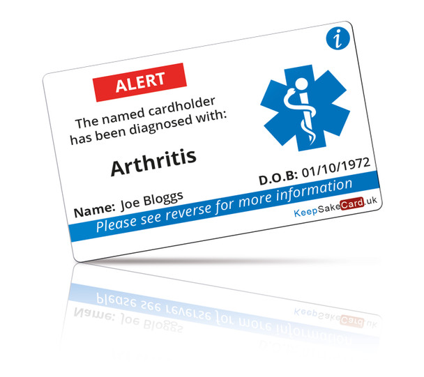 Arthritis Medical I.C.E. Card