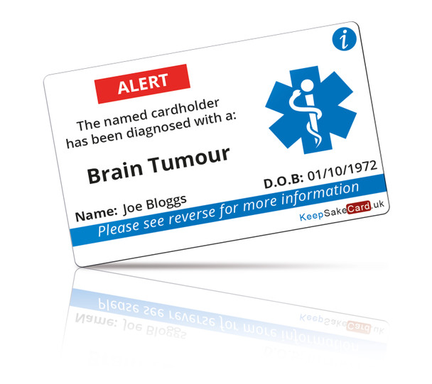 Brain Tumour Medical I.C.E. Card