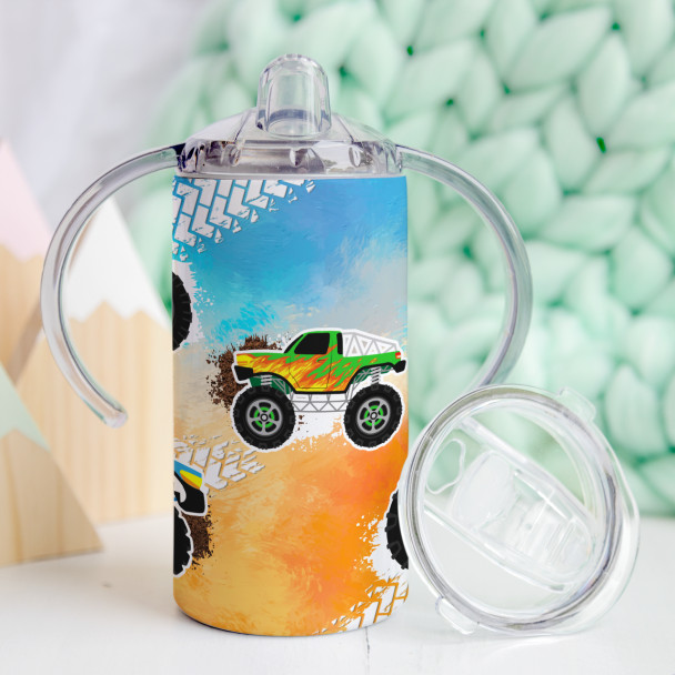 Truck Themed Design - 12oz Sippy Cup