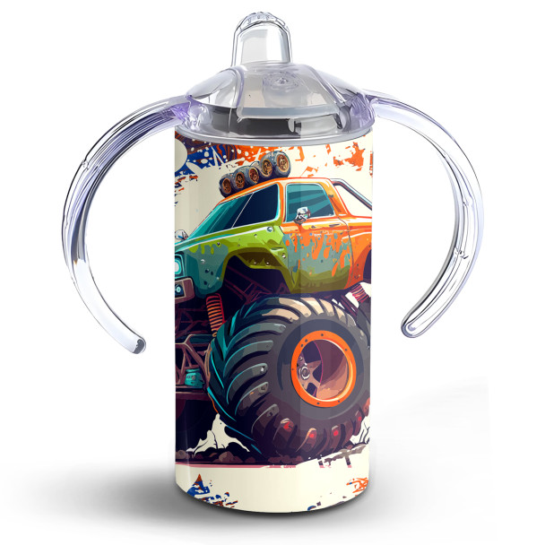 Monster Truck Design - 12oz Sippy Cup