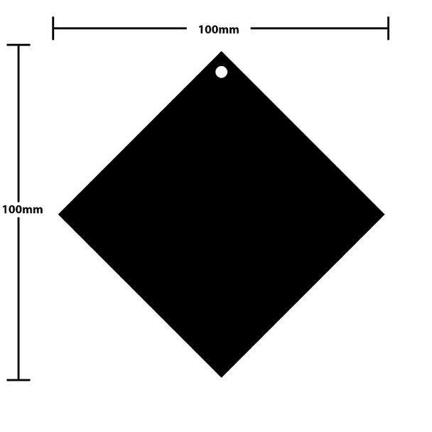 100mm Square Acrylic Blank