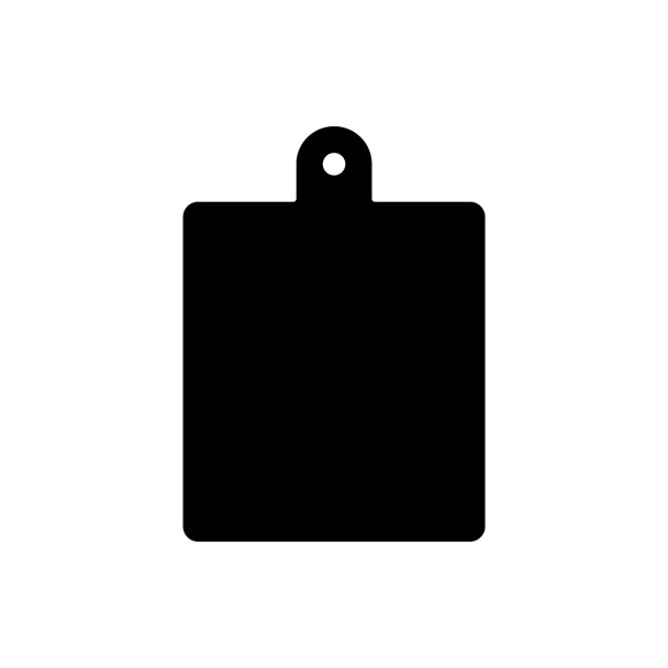 Pack of 6 - Rectangular Acrylic Keyring Blank
