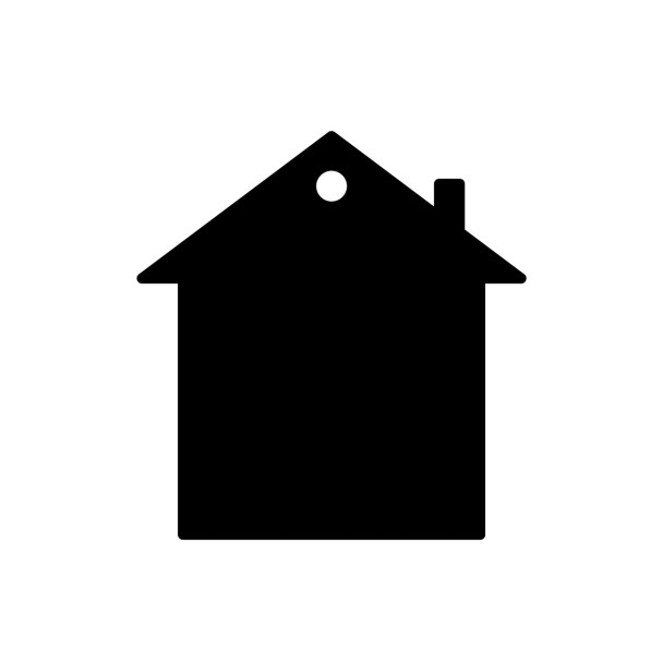 Pack of 6 - A House Acrylic Keyring Blank