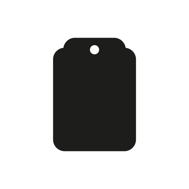 Pack of 6 - A Tag Acrylic Keyring Blank