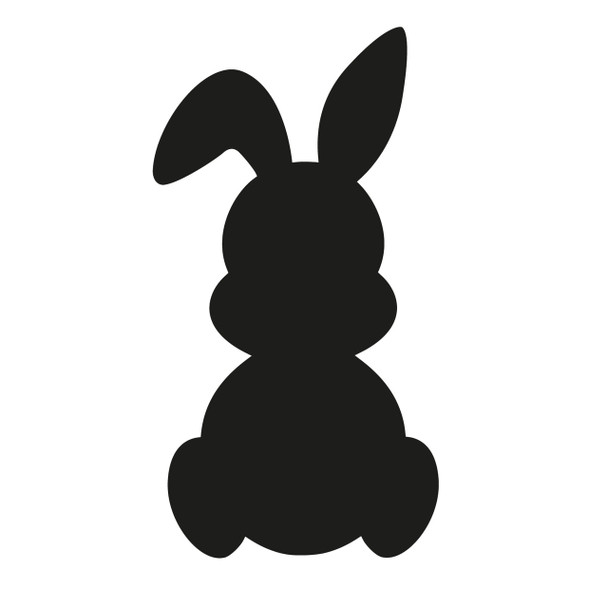 Pack of 4 - Easter Bunny Acrylic Blank (Bent Ear)