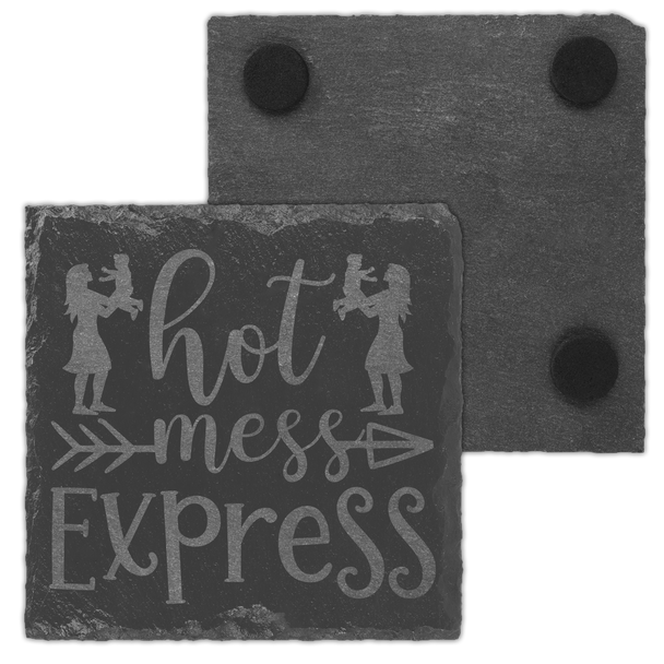 Hot Mess Express Slate Coaster