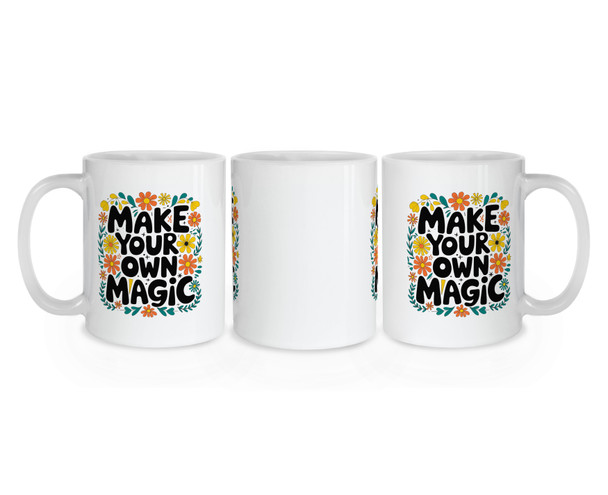 Make Your Own Magic Floral Burst Mug