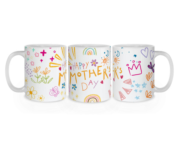 Happy Mother’s Day Doodle Mug - Mother Mug