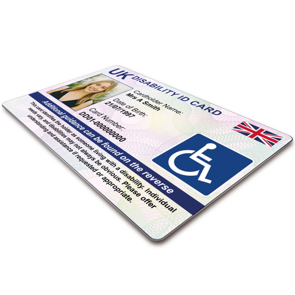 UK Disability ID Card – Personalised Access & Support Card