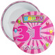 Pink Rays 31st Birthday Badge - Age 31 Badge