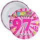 Pink Rays 97th Birthday Badge - Age 97 Badge
