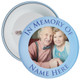 In Memory Of Photo Badge (blue)