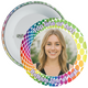 Multicoloured Bordered Photo Badge 6