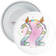 22nd Birthday Badge with Candles and Pink Background - Age 22 Badge