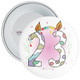 23rd Birthday Badge with Candles and Pink Background - Age 23 Badge