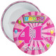 Pink Rays 41st Birthday Badge - Age 41 Badge